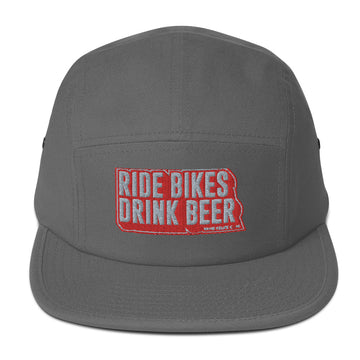 Bikes and Beers- Five Panel Cap