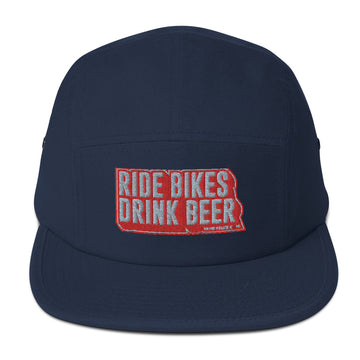 Bikes and Beers- Five Panel Cap