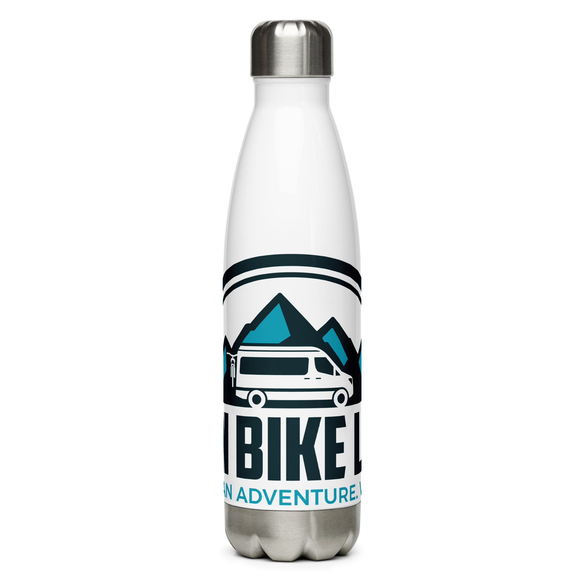 Van Bike Life Stainless Steel Water Bottle